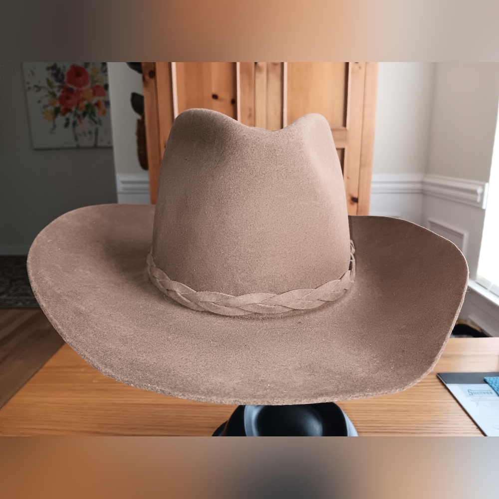 Golden Gate Hat Company Los Angeles, Calif. Rodeo Drive Men's Cowboy Hat 7 1/4